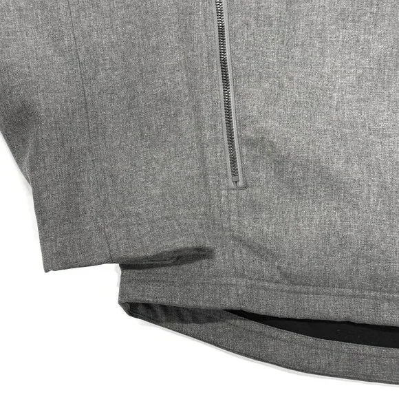 Exofficio Jacket Mens XL Gray Zip Lightweight Travel Utility Spring